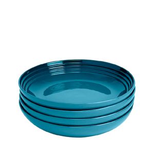 Set 4 Pratos Fundos Le Creuset Chambray 22 CM