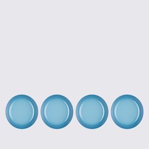 Set 4 Pratos Fundos Le Creuset Chambray 22 CM