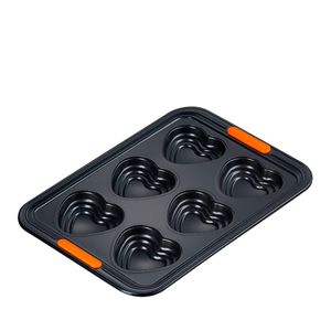 Forma 6 Muffins Coração Le Creuset