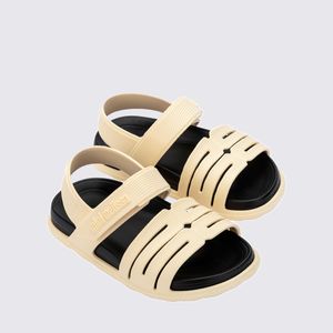 Mini Melissa Kaiteki Sandal Baby Bege Preto 35948