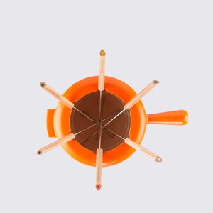 Fondue de Queijo e Carne Le Creuset Laranja