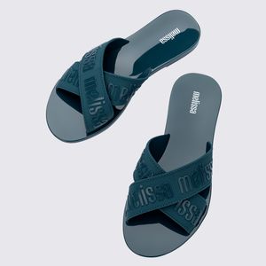 Melissa M Lover Slide Azul Escuro 35740