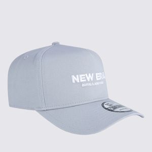 Boné New Era 9FORTY A-Frame Branded Core Essentials Style Cinza NEV25BON030