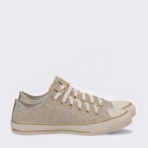 Tênis Converse All Star Chuck Taylor Ouro Claro Amendoa CT30220001