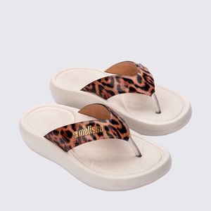 Melissa Station Flip Flop Bege 36045