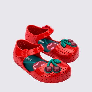 Mini Melissa Furadinha Pop Baby Vermelho Verde 35980