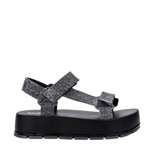 Melissa Flowing Platform Denim Preto Jeans 36132