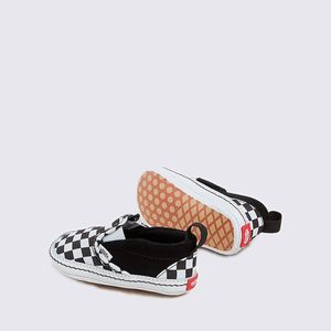 Tênis Vans Baby Slip-On V Crib Checker Black True White VN0A2XSLFB7