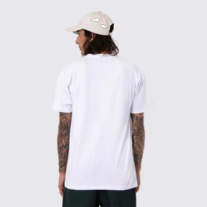 Camiseta Vans Core Basics White Black VN0A4A5CYB2