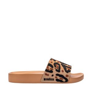 Melissa Animal Print Slide Bege Preto 36097