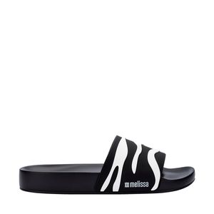 Melissa Animal Print Slide Preto Branco 36097