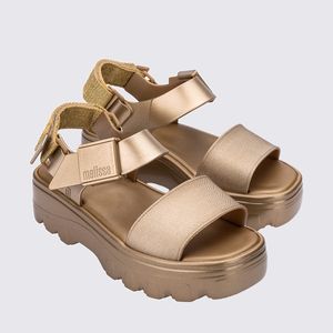 Melissa Kick Off Sandal Metallic Dourado 36081