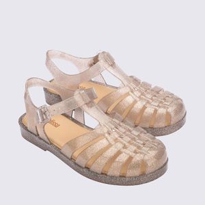 Melissa Possession Shiny Bege Glitter Prata 33520