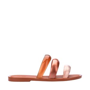 Melissa Eclipse Slide Dourado Marrom 35998