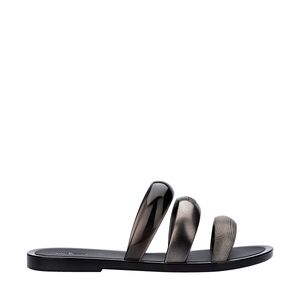 Melissa Eclipse Slide Prata Preto 35998