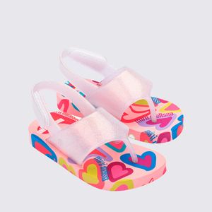 Mini Melissa Flipflop Shiny Baby Rosa Glitter 36014