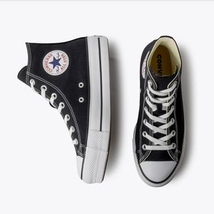 Tênis All Star Chuck Taylor Platform Preto Branco CT04940001