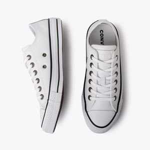 Tênis All Star Chuck Taylor Ox Branco Preto CT04480001