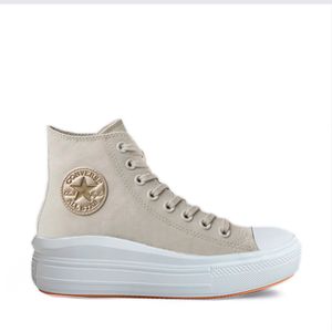 Tênis Chuck Taylor All Star Move Bege Claro Ouro Branco CT16220001