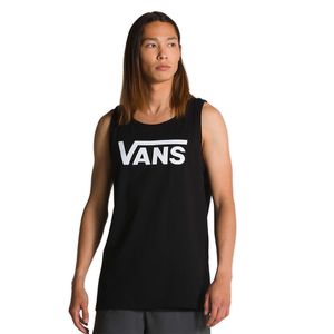 Camiseta Regata Vans Classic Tank Black White VN0A4A5GY28