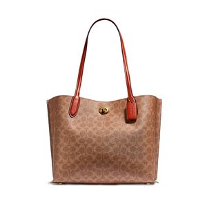 Bolsa Coach Willow Tote Signature Marrom C0693B4NQ4