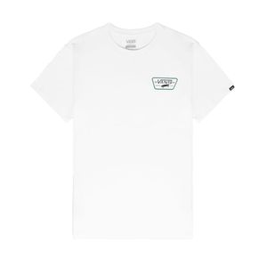 Camiseta Vans Full Patch Back SS White Black Verdant Green VN0000F8DBKC