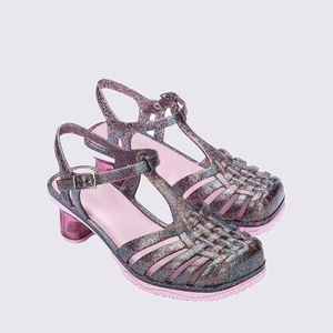 Mini Melissa Vixen Infantil Rosa Glitter 35783