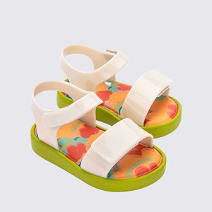 Mini Melissa Jump Print Baby Verde Bege 33663