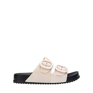 Mini Melissa Cozy Slide Infantil Preto Bege 35685