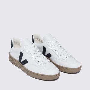 Tênis Veja V-12 Leather White Black Dune XD0203640