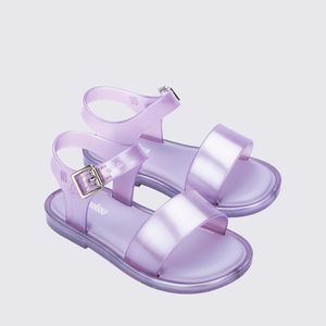 Mini Melissa Mar Sandal IV Baby Lilás Perolado 32633