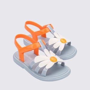 Mini Melissa Hip Bloomy Baby Infantil Azul Laranja 35902