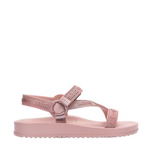 Melissa Stripes M Lover Metallic Rosa Prata 37154