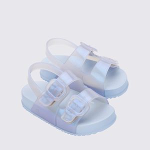 Mini Melissa Cozy Sandal Baby Azul Branco 35686