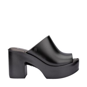 Melissa Mule Hype Metallic Prata Escuro 36497