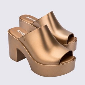 Melissa Mule Hype Metallic Dourado 36497