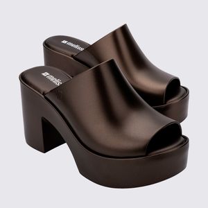 Melissa Mule Hype Metallic Bronze 36497