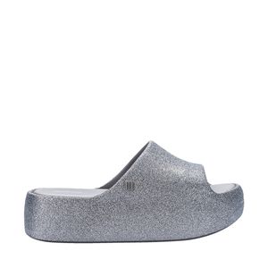 Melissa Free Platform Slide Glitter Cinza 36126