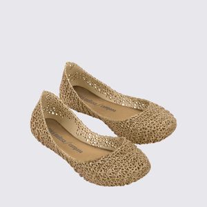 Mini Melissa Campana Papel Infantil Dourado Glitter 32996