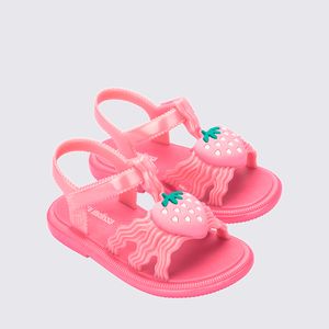 Mini Melissa Hip Sandal Baby Rosa Perolado 35957