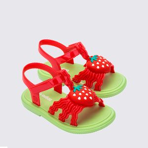 Mini Melissa Hip Sandal Baby Verde Vermelho 35957