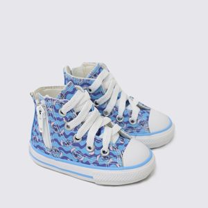 Tênis Converse All Star Chuck Taylor Infantil Side Zip Stitch Azul CK13000001