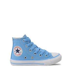 Tênis Converse All Star Chuck Taylor Infantil Azul Amendoa Branco CK12980001
