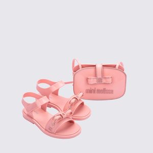 Mini Melissa + Bolsa Charming Infantil Rosa Rose 36024