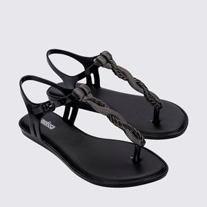 Melissa Solar Twist Preto Prata 36042