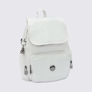 Mochila Kipling City Zip S Prata I44308EL