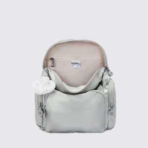 Mochila Kipling City Zip Mini Prata I469770P