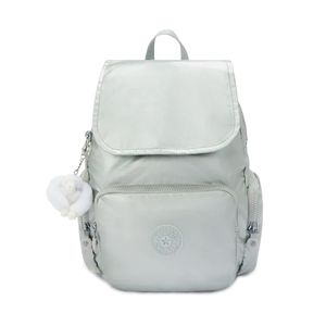 Mochila Kipling City Zip S Prata I563470P