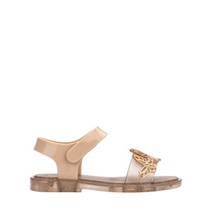 Mini Melissa Fairy Infantil Bege Dourado 37826