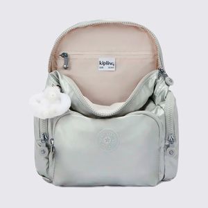 Mochila Kipling City Zip Mini Prata I469770P